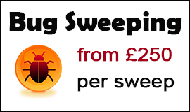 Bug Sweeping Cost in Melton Mowbray